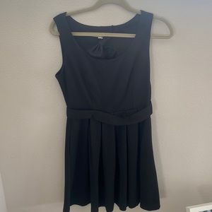 Lauren Conrad size 4 black a-line dress